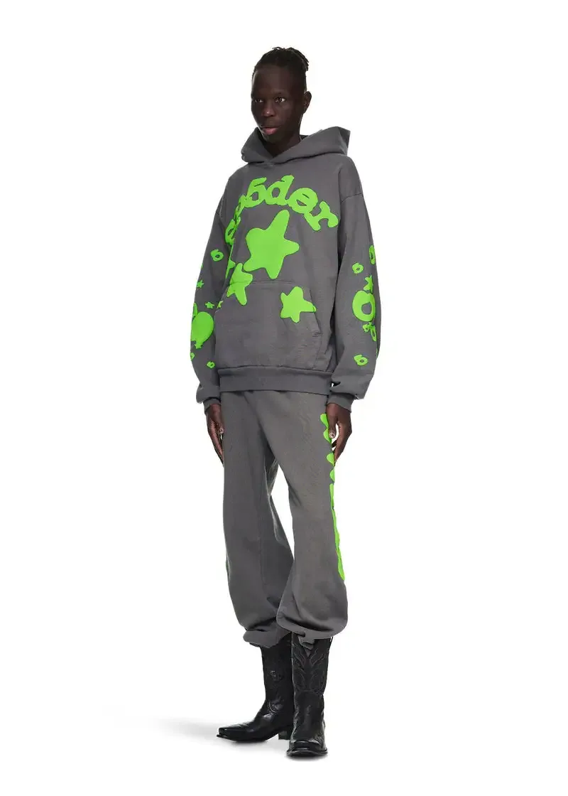 Sp5der Tracksuit Slate Grey — view 4