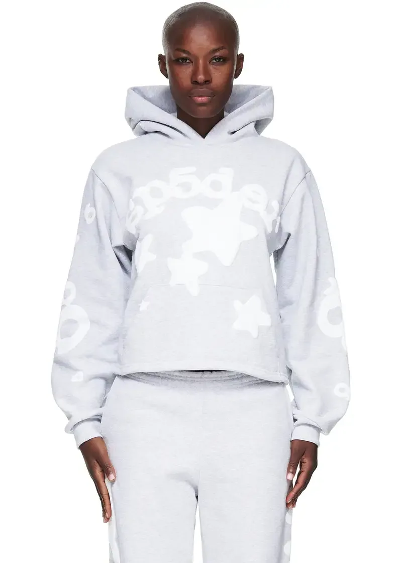 Sp5der Beluga Tracksuit Heather Grey — view 6