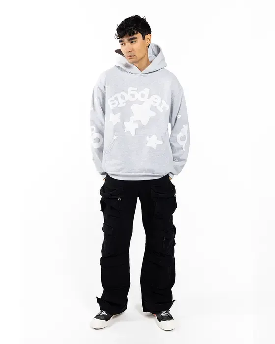 Sp5der Beluga Tracksuit Heather Grey — view 4